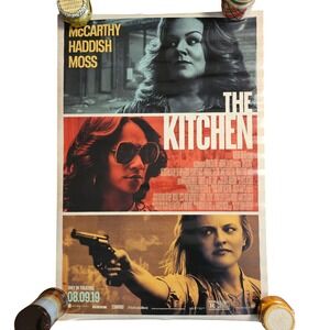 The Kitchen 2019 Original Movie Poster 27x40 Melissa McCarthy Haddish D/S